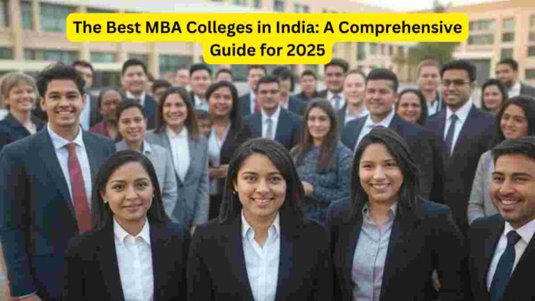 The Best MBA Colleges in India