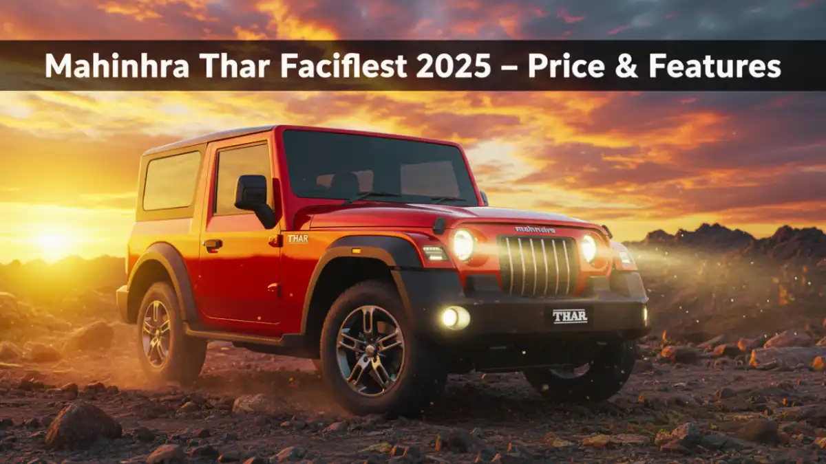 Mahindra Thar Facelift 2025