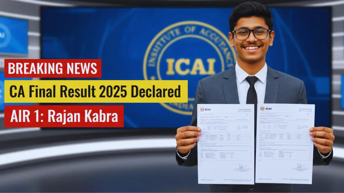 CA Final Result 2025