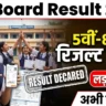 MP Board Class 5 and 8 Results Declared