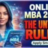 Online MBA Admission 2026