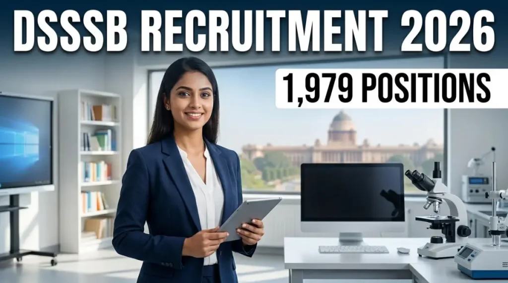DSSSB Recruitment 2026 1