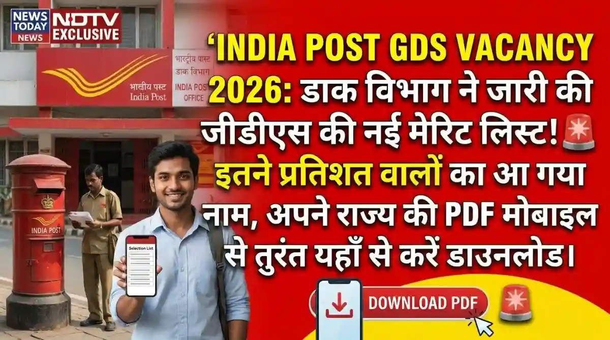 India Post GDS Vacancy 2026: