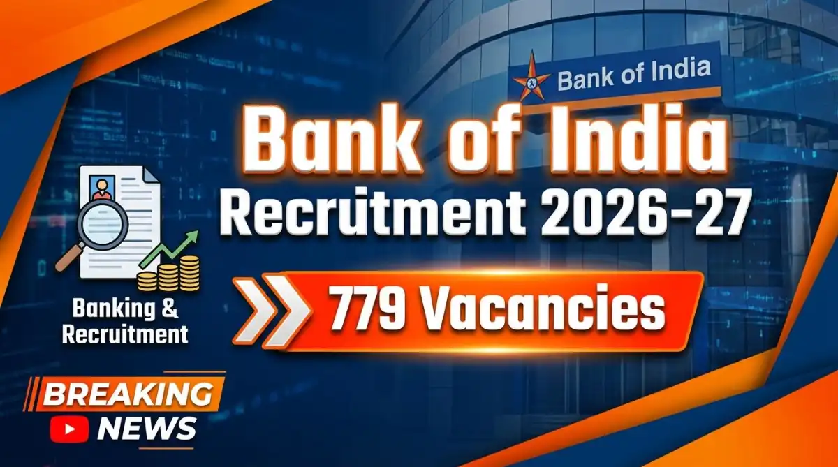 Bank of India Vacancy 2026