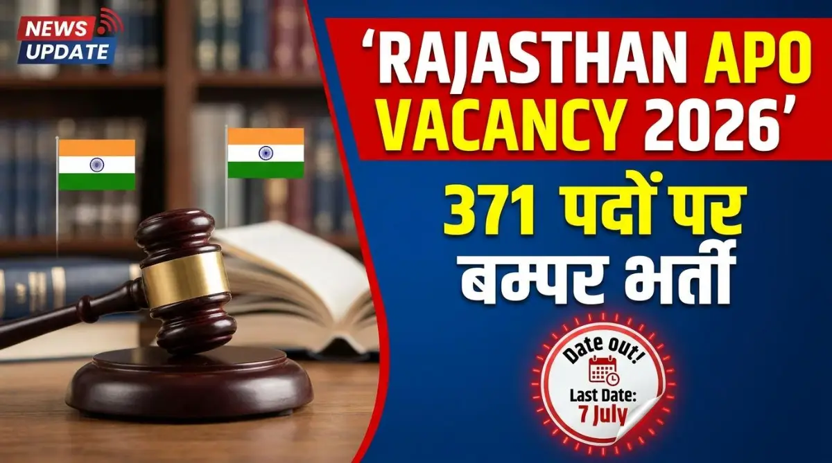 Rajasthan APO Vacancy 2026