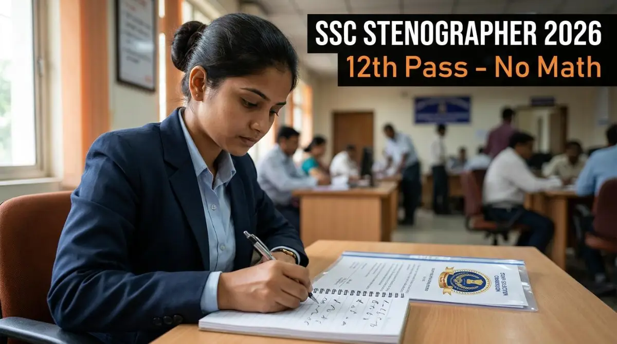 SSC Stenographer Vacancy 2026 Notification Out