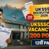 UKSSSC New Vacancy 2026