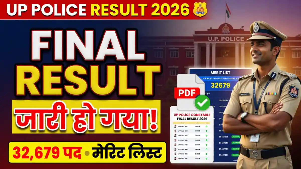 UP Police Constable Final Result 2026